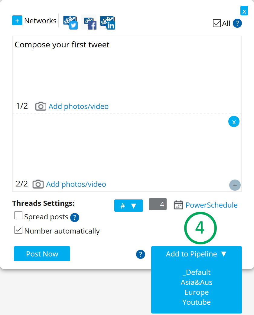 How to schedule twitter threads  Tweepsmap Blog